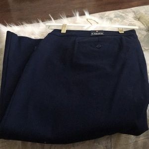 Chaps Navy Capris, NWT, Size 24W